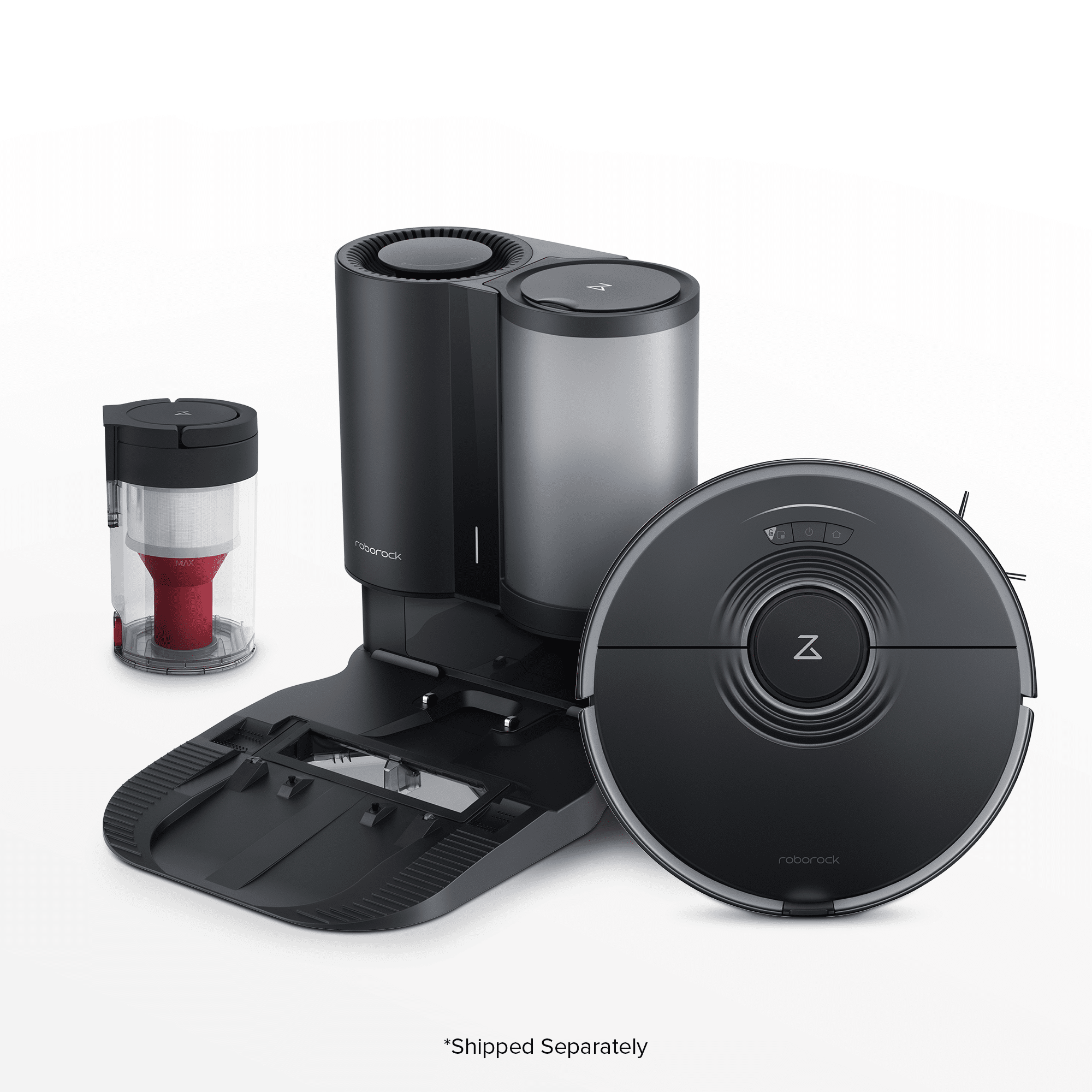 Roborock S7 Robot, Auto-Empty Dock & Cyclone Dustbin Bundle (Shipped Separately)