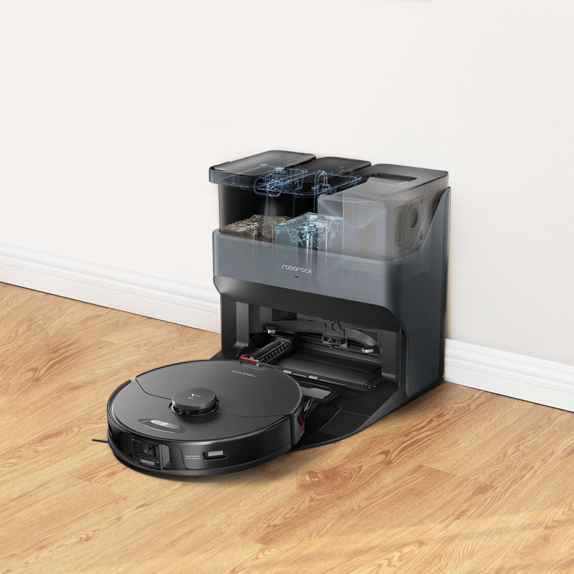 Roborock robot vacuum precise motion tracking navigation